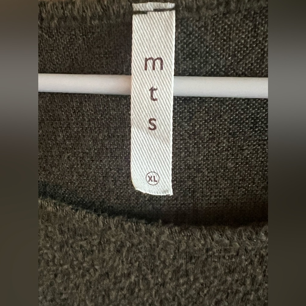 MYS gray, olive, & black striped top - Picture 3 of 3